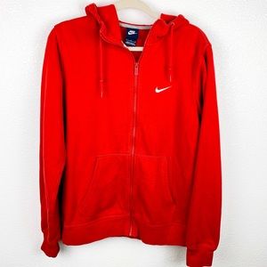 Nike Tops Nike Red Full Zip Up Hoodie Sweatshirt L Poshmark Nike Tops Nike Red Full Zip Up Hoodie Sweatshirt L Poshmark